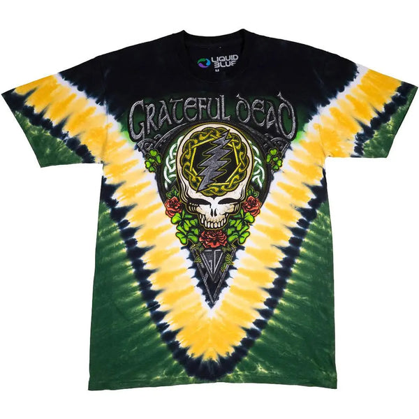 Grateful Dead Shamrock V Tie Dye T Shirt