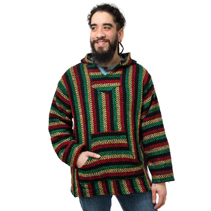 Rasta Baja Hoodie – Hippie Shop