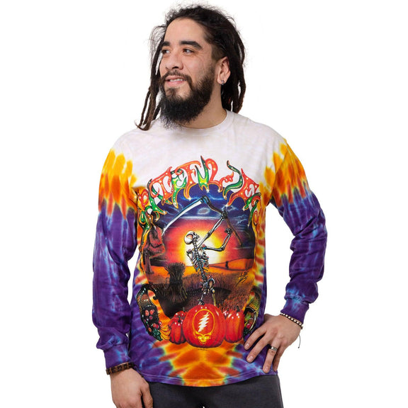 Grateful Dead Harvester Tie Dye Long Sleeve T Shirt – Hippie Shop