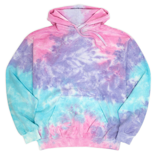 Cotton Candy Crackle Tie Dye Hoodie – Hippie Shop