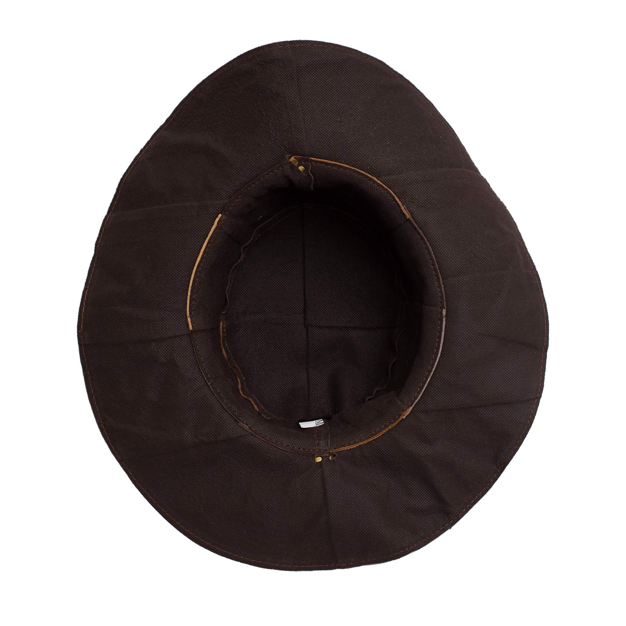 Patchwork Leather Floppy Hat | Hippie Shop