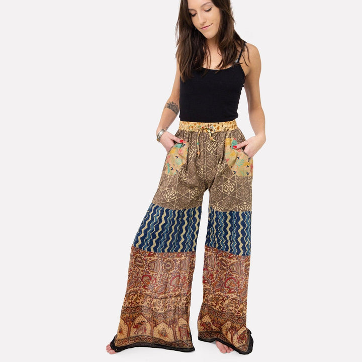 Far Out Flare Patchwork Pants – Hippie Shop