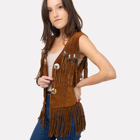 Hippie Leather Fringe Vest – Hippie Shop