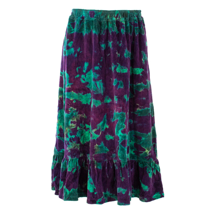 Janis Vibes Velvet Tie Dye Skirt – Hippie Shop
