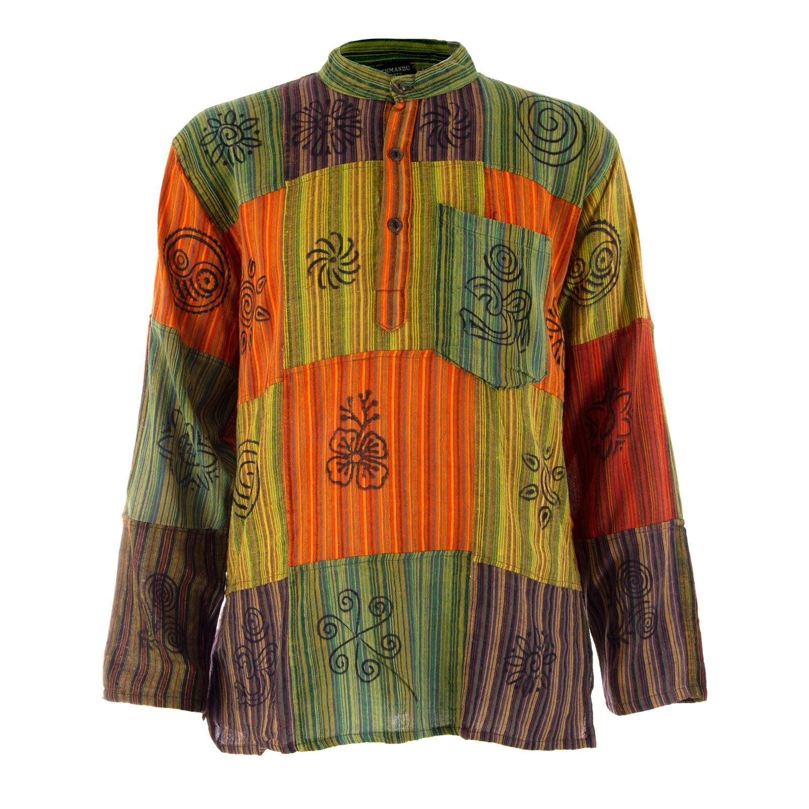 Mantra Patchwork Shirt – Hippie Shop