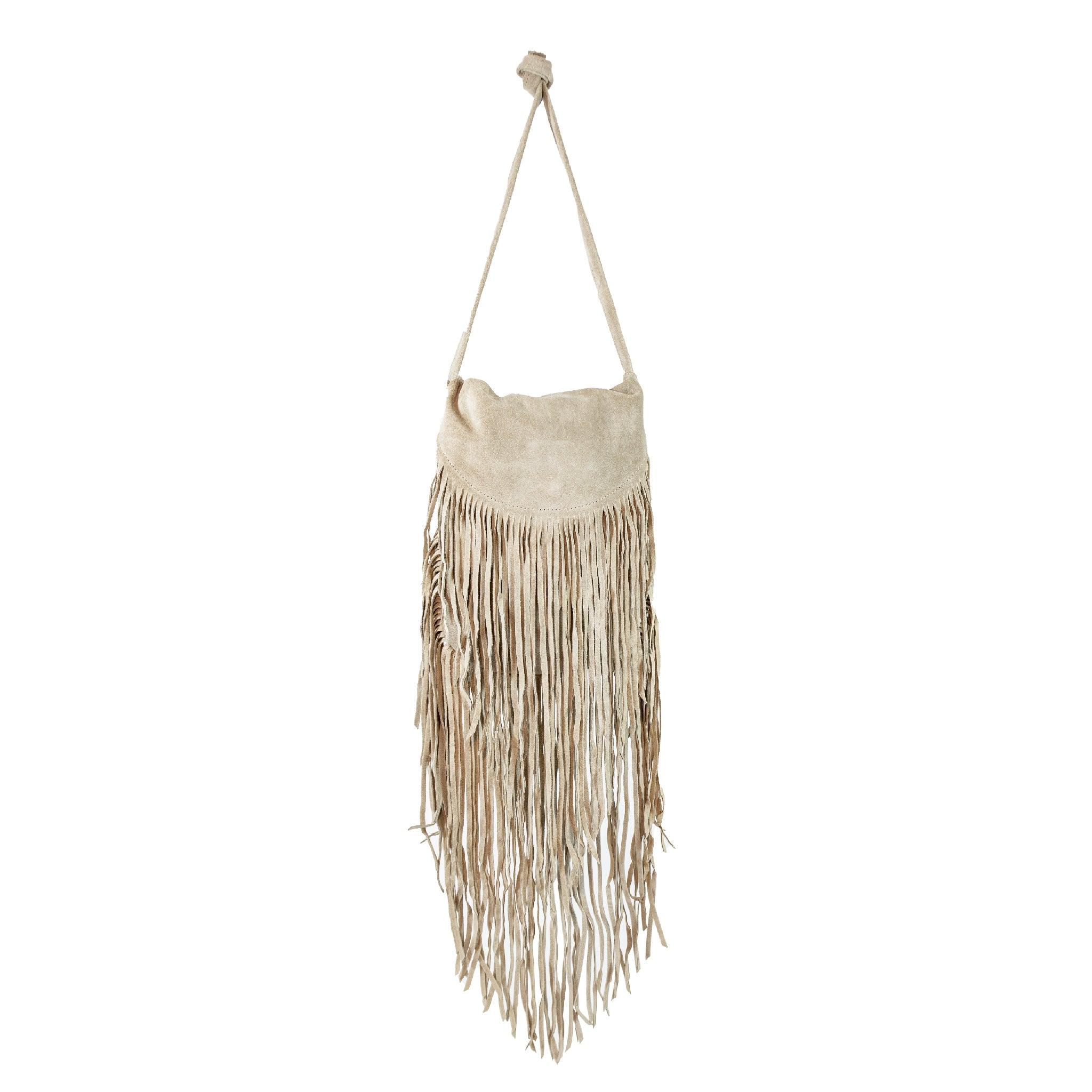 Fringe Leather Shoulder Bag | Hippie Shop