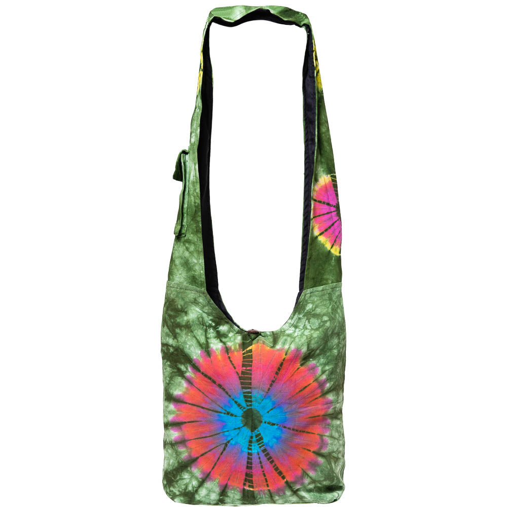 Tie dye shoulder online bag