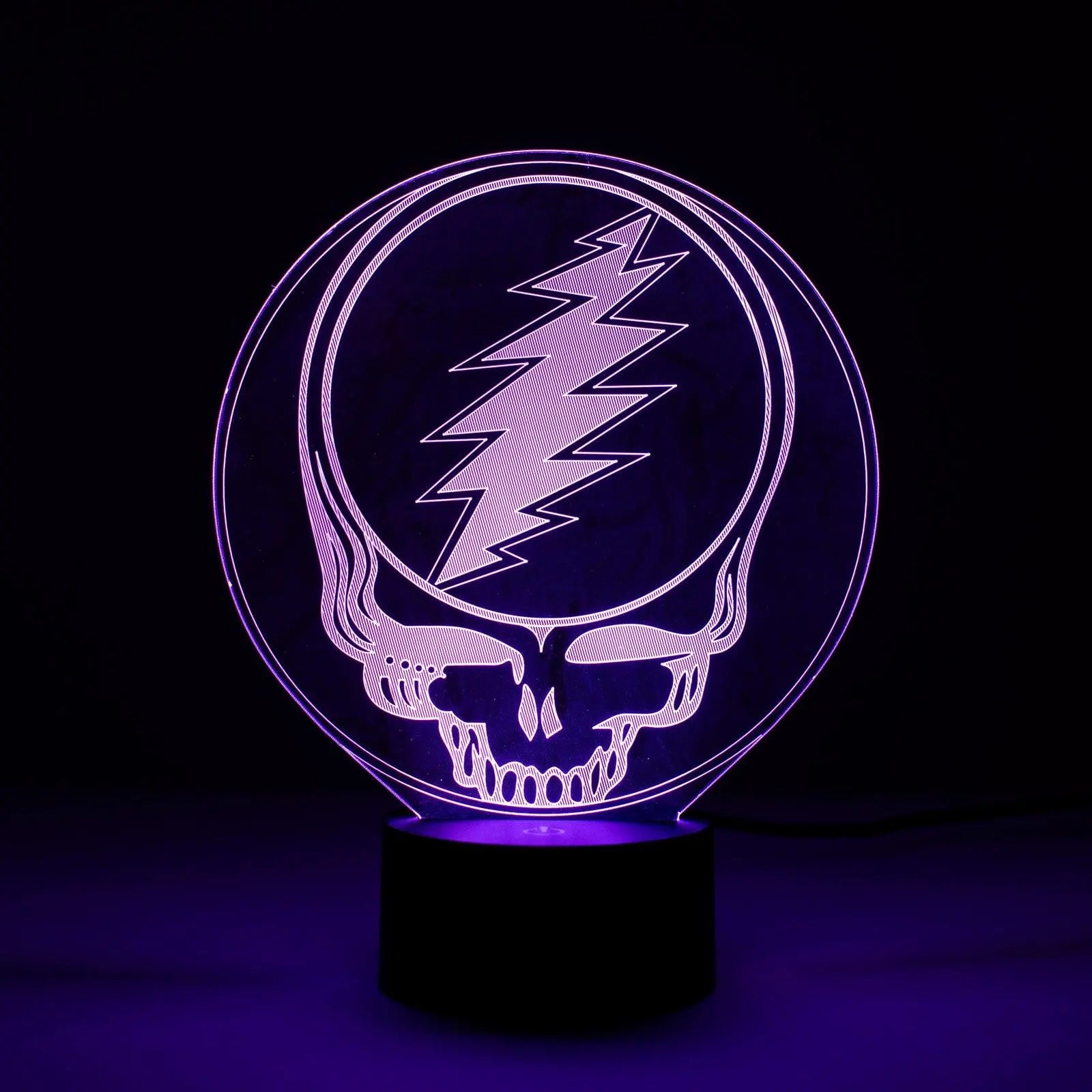 Grateful Dead Dancing Bear LED Lamp *Free USB plug included