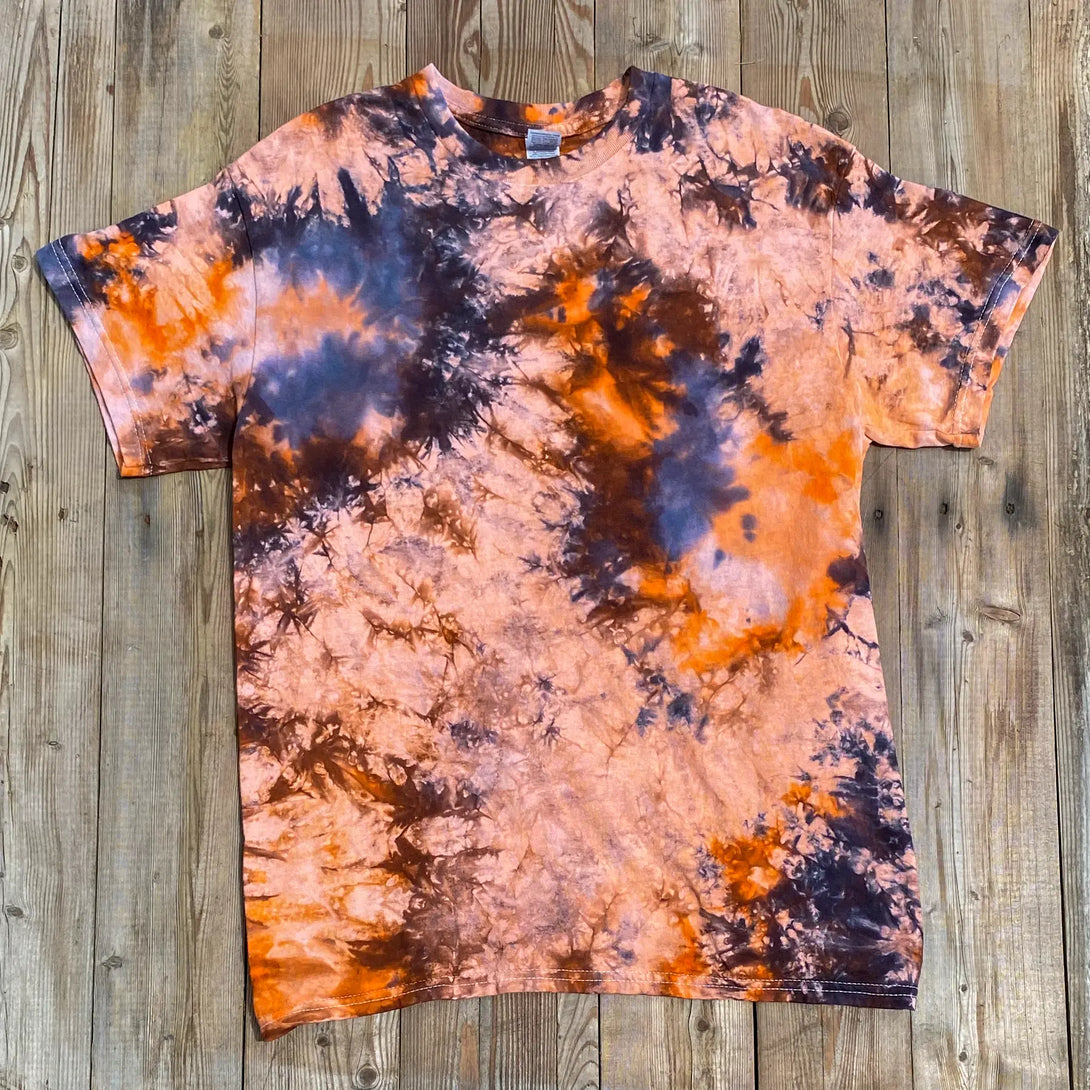 Dirty Orange Liquid Infusion Tie Dye T Shirt – Hippie Shop